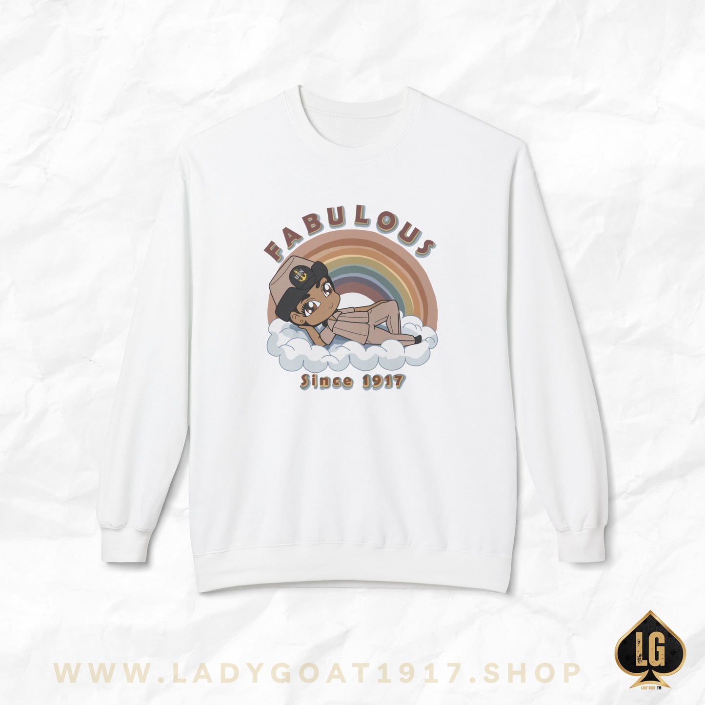 Fabulous V1 Unizex Softstyle Fleece Sweatshirt