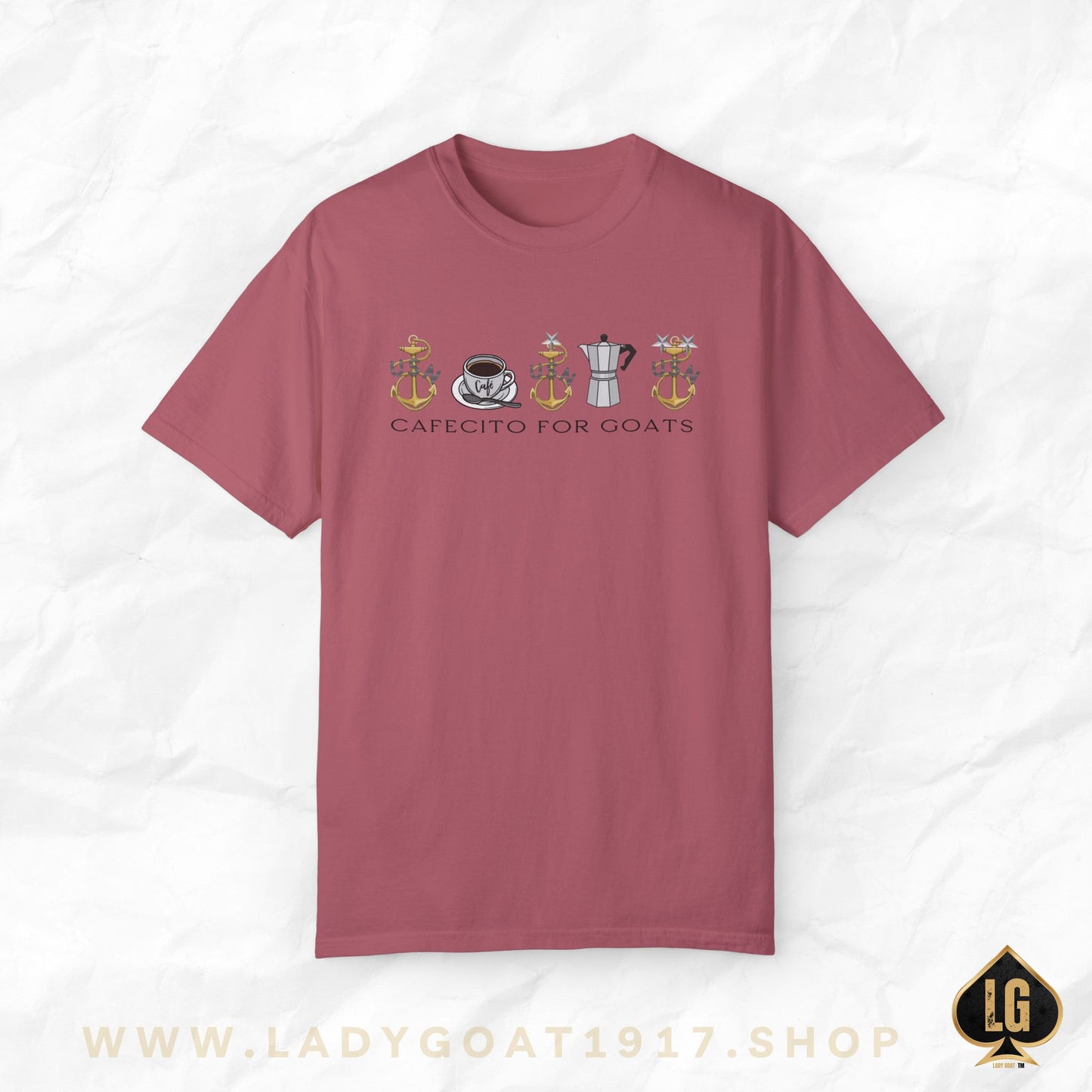 Vintage Cafecito for Goats Unisex Relaxed Fit T-shirt