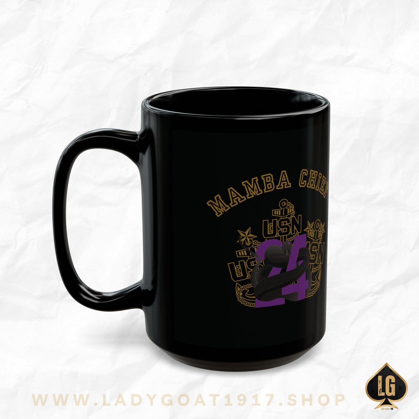 Mamba 24 Black Mug