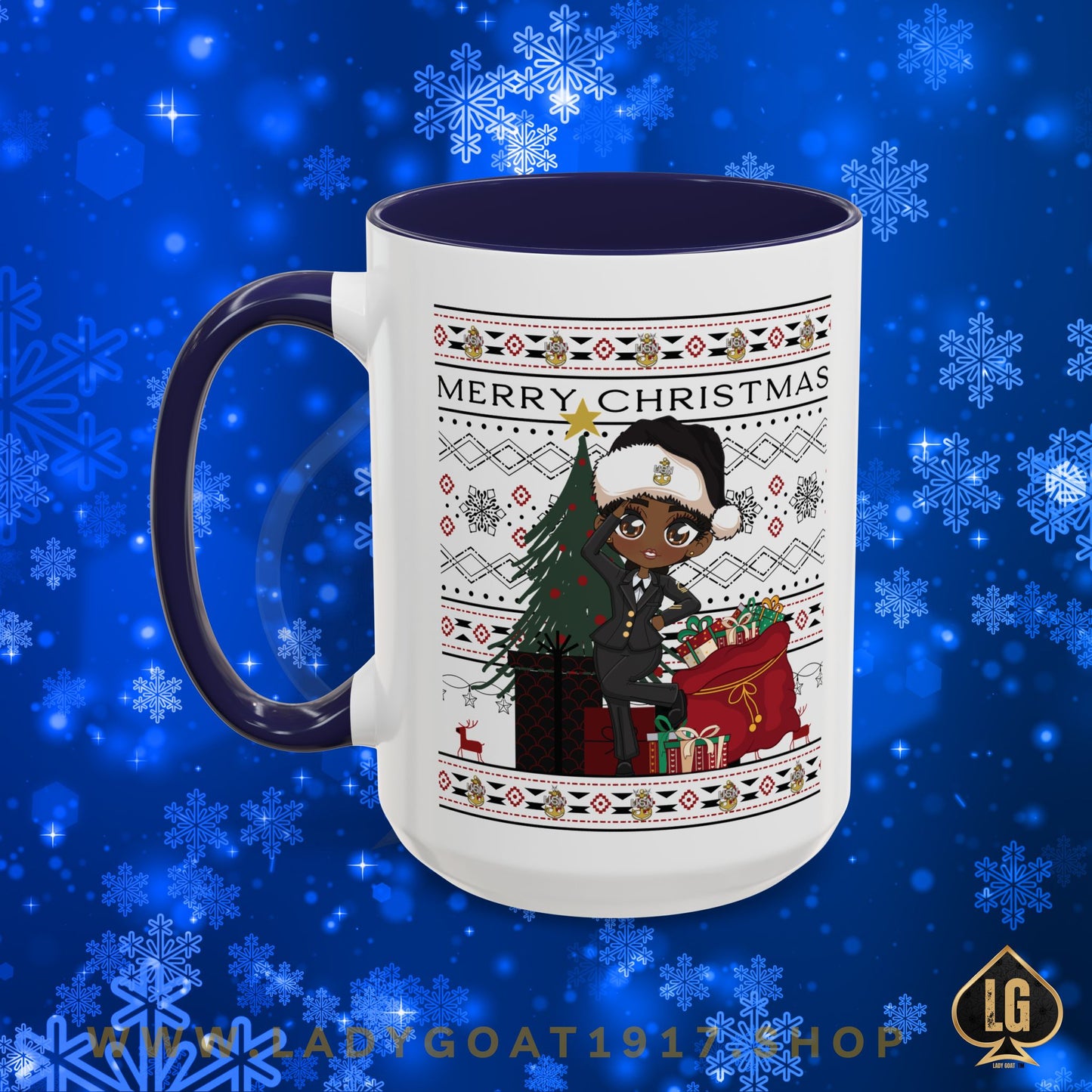 Christmas Blues V2 15oz Mug