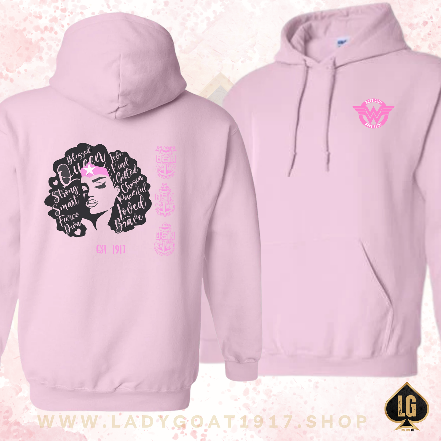 WW P!NK BCA Diva Unisex Hoodie