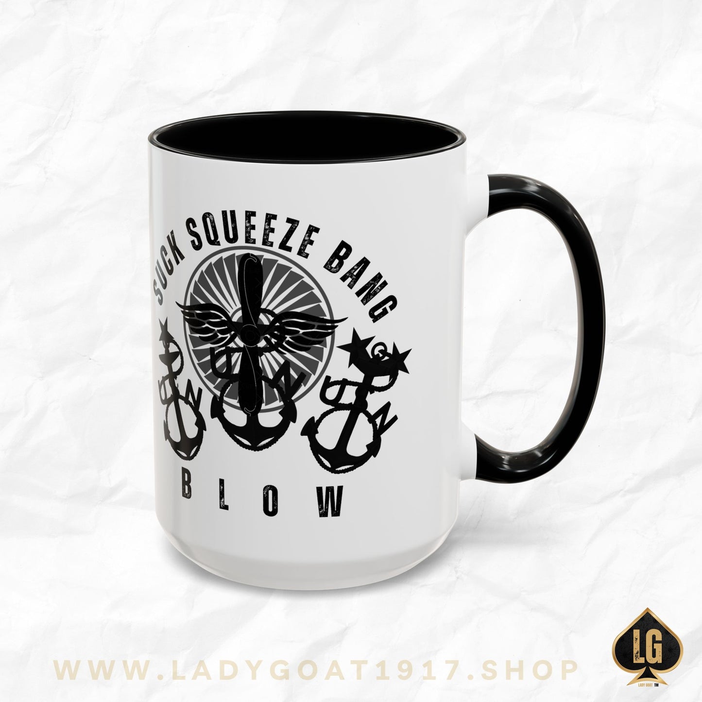 AD Mech Goat Coffee Mug 15oz