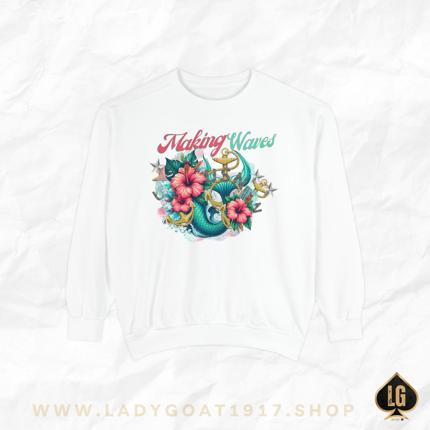 Making Waves V1 Premium Unisex Relaxed Fit Sweatshirt