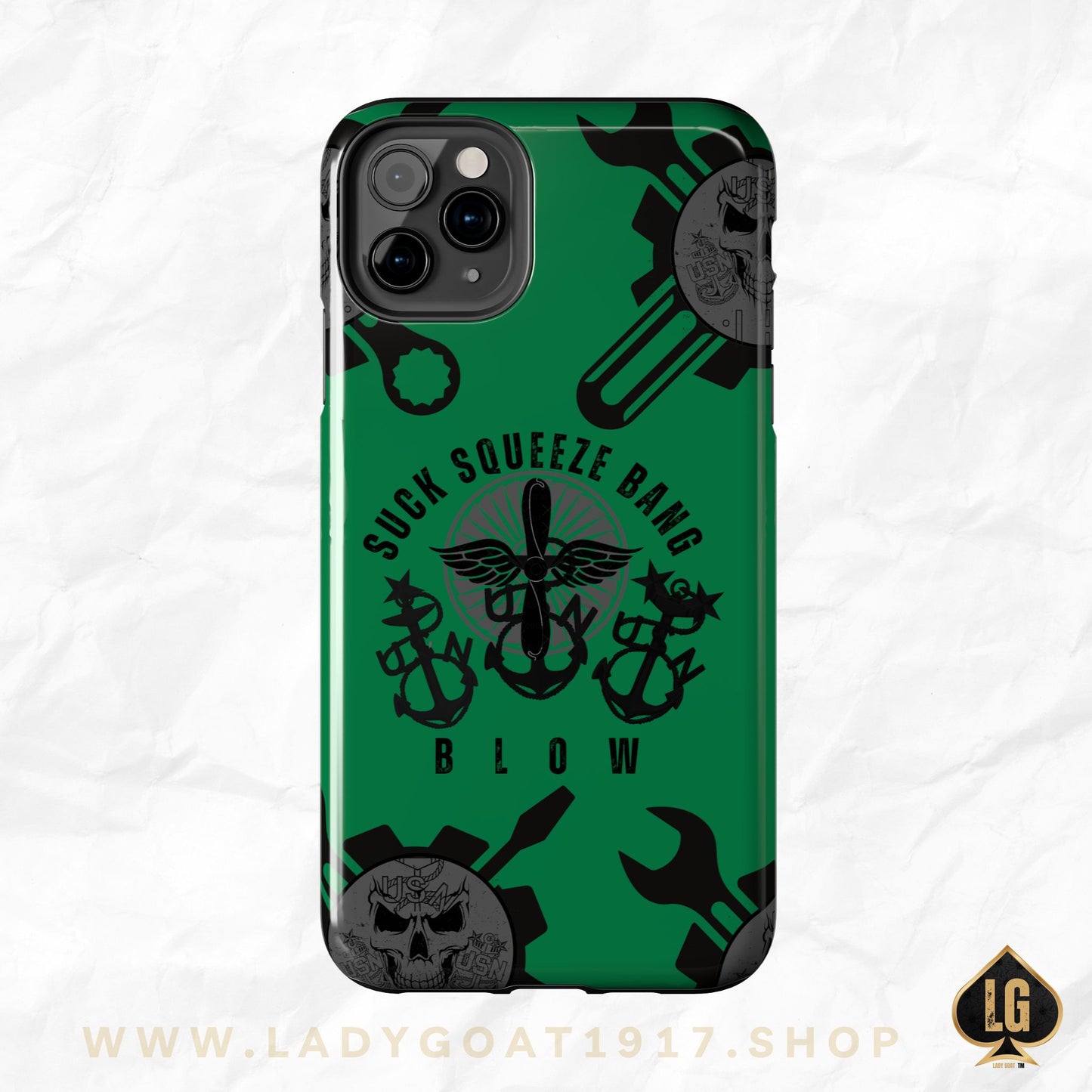 AD Mech Goat Tough Phone Cases