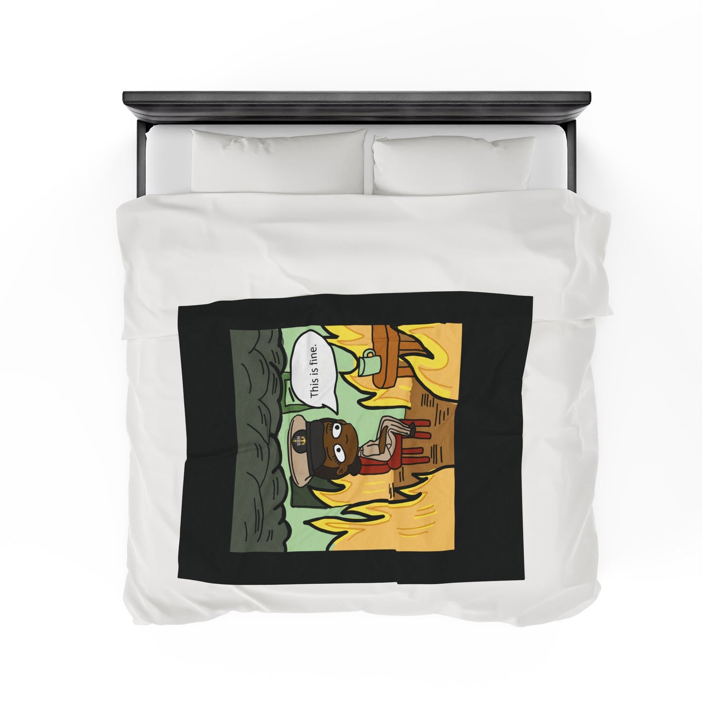 This is Fine ! V6 CPO Fleece Blanket