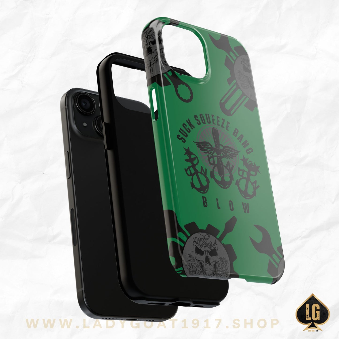 AD Mech Goat Tough Phone Cases