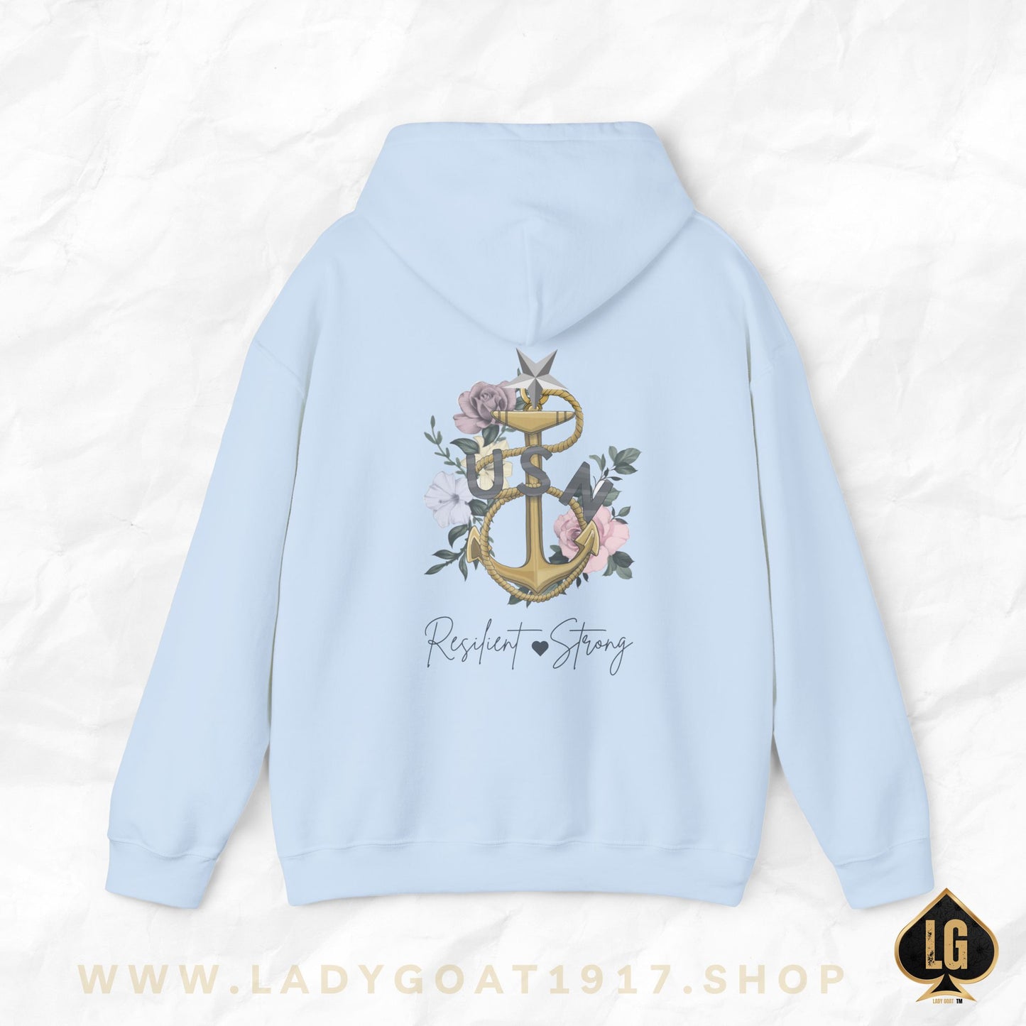 Resilient and Strong V8 Unisex Hoodie