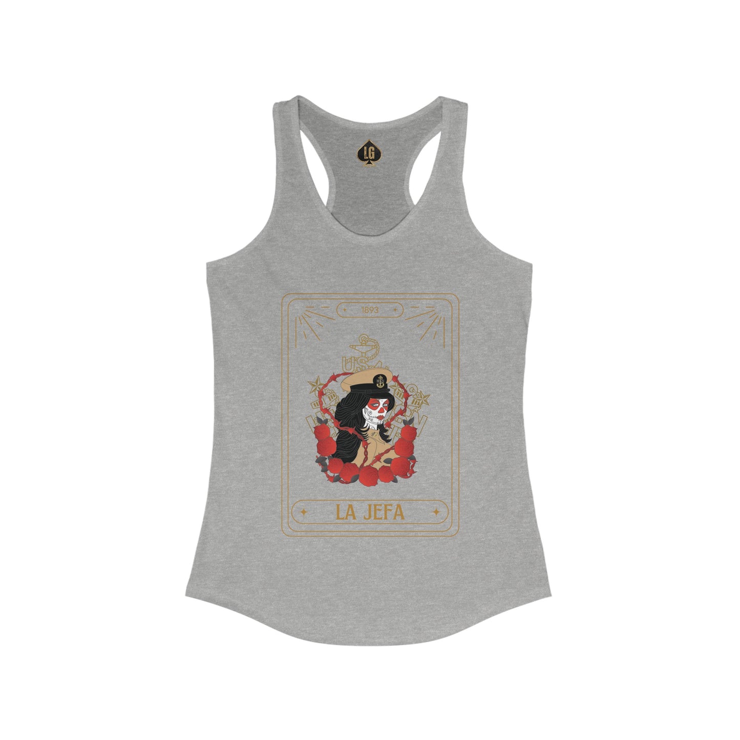 La Jefa Women's Ideal Racerback Tank