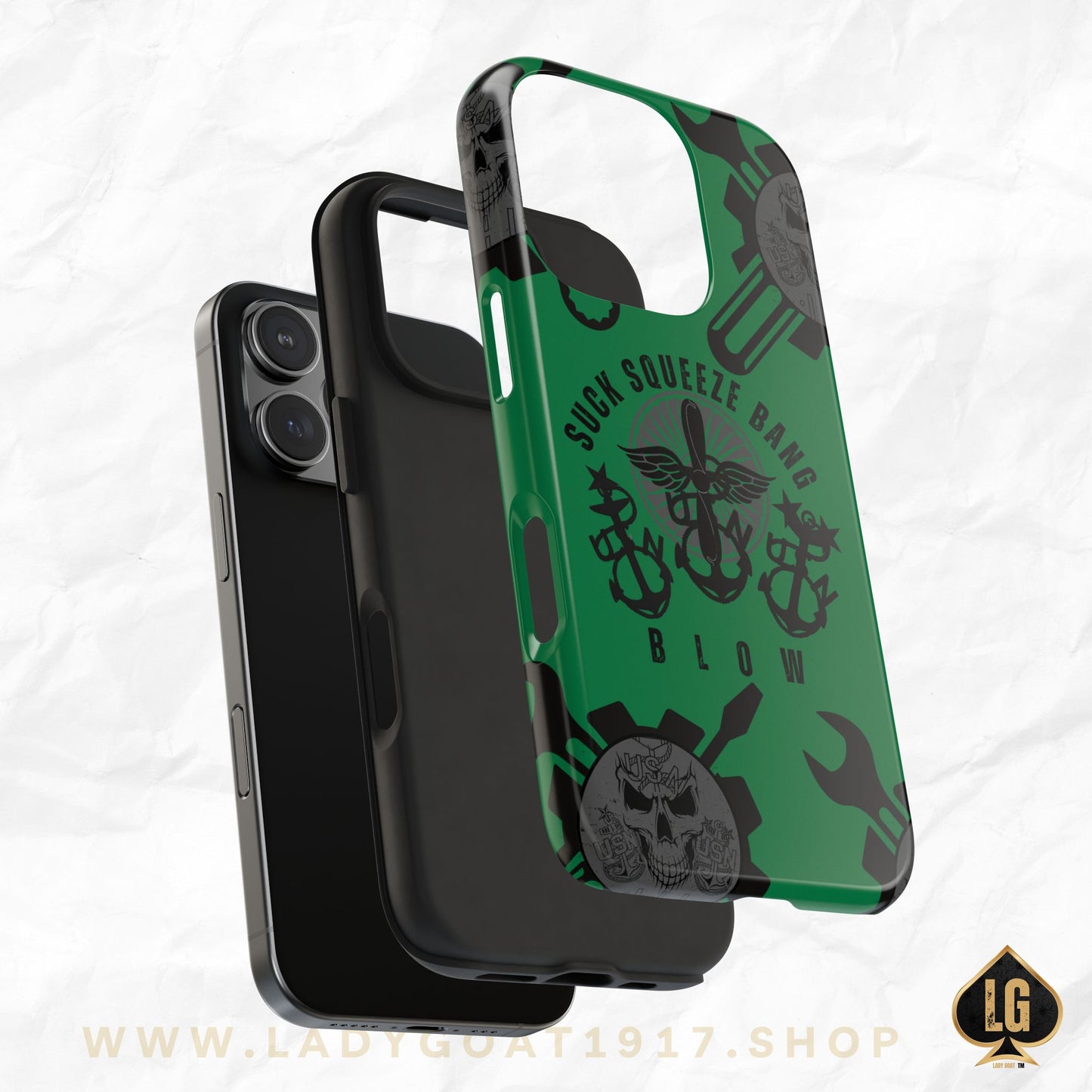 AD Mech Goat Tough Phone Cases