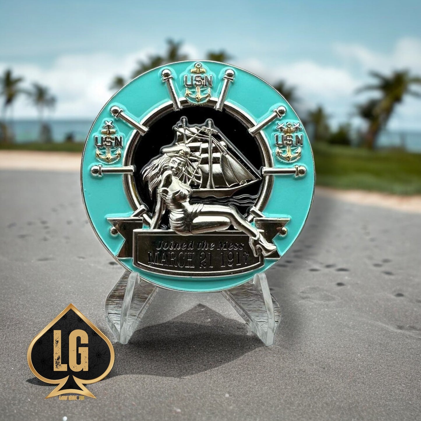 Chiefs and Coffee Challenge Coin