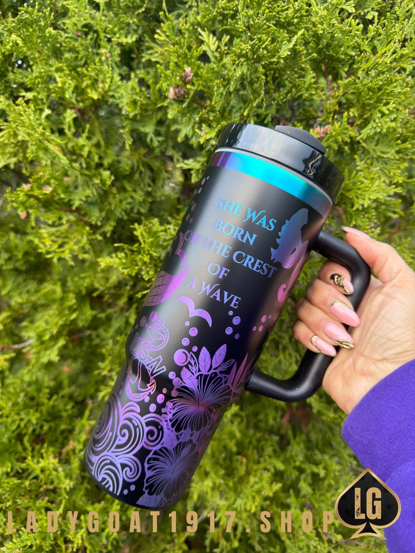 Crest of Wave Black OD Tumbler Limited w/Accesories