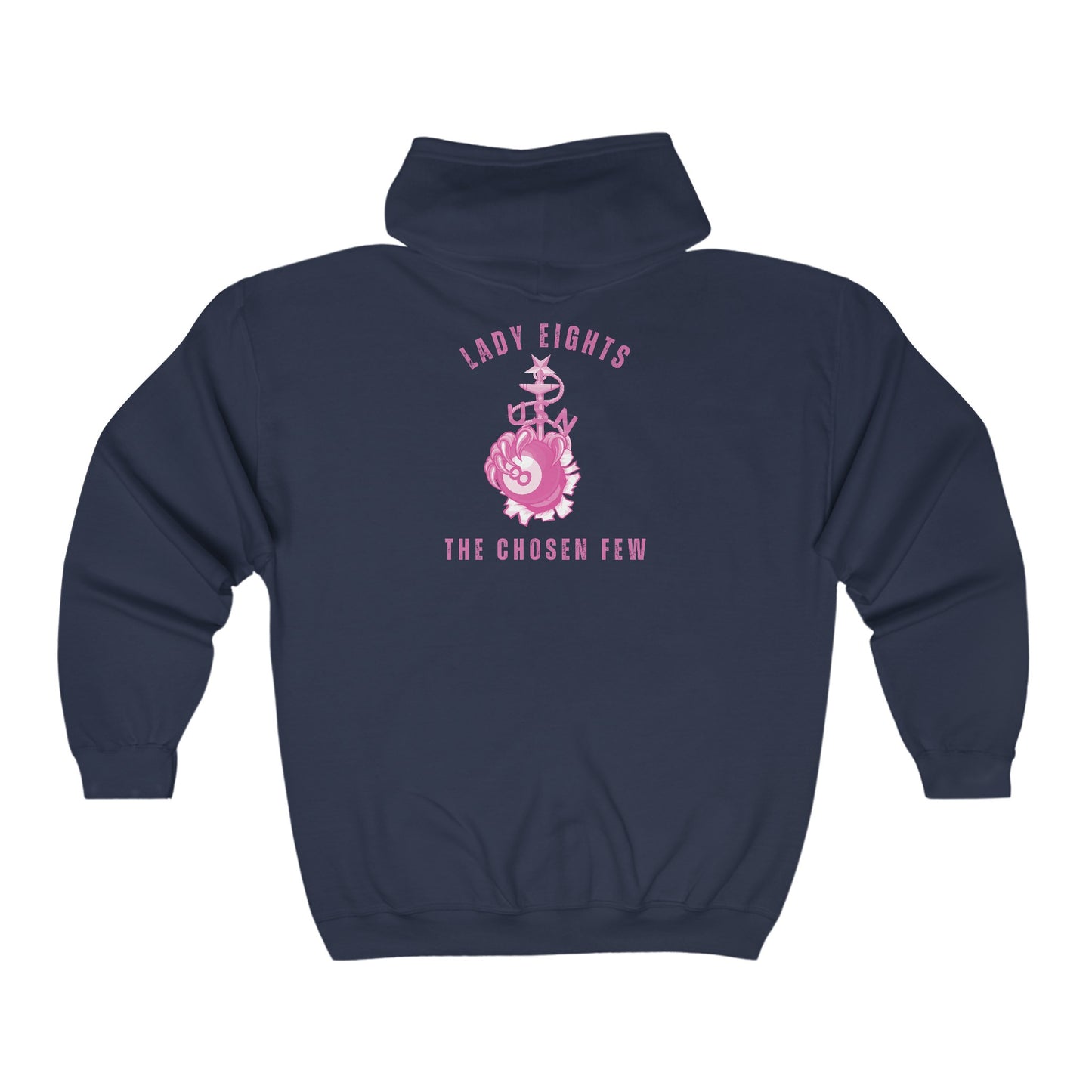 Lady Eights Zip Up Unisex Hoodie
