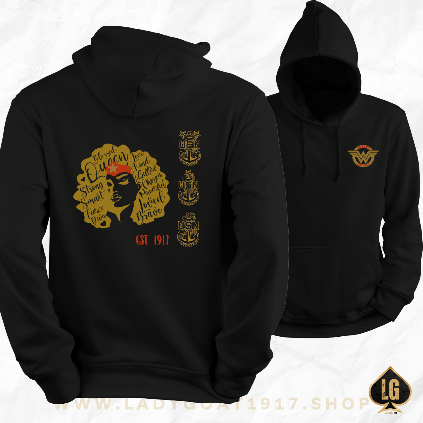 WW OG Diva Gold Hoodie