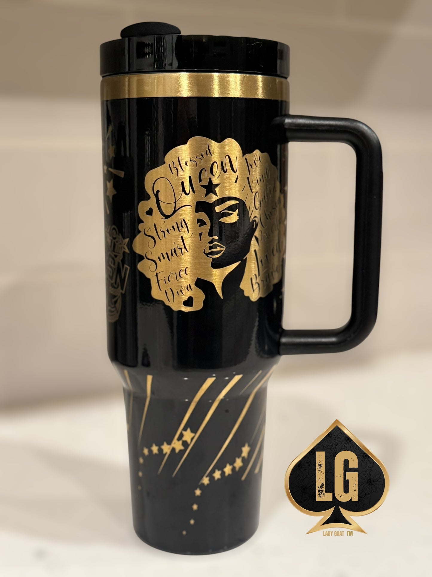 WW OG Diva Gold 40 oz Tumbler
