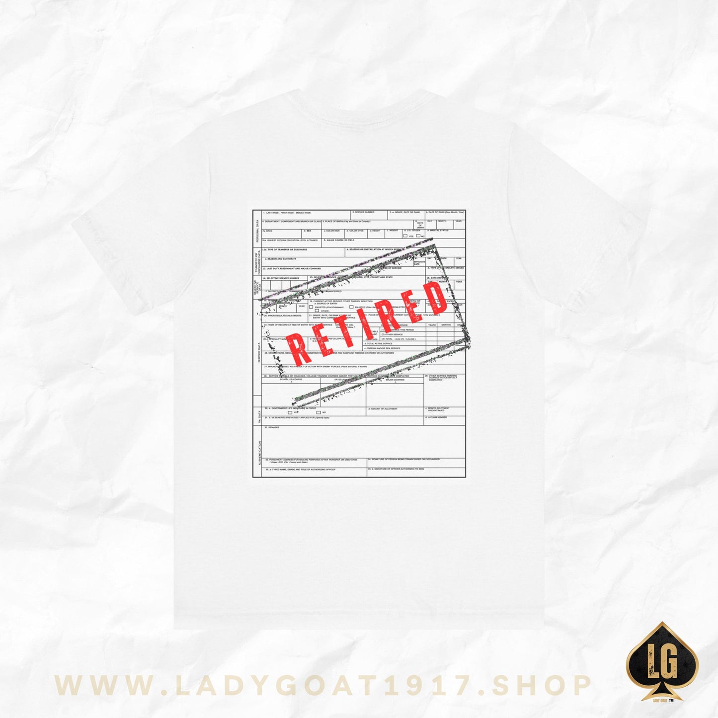 DD214 Retired CPO Unisex Tee