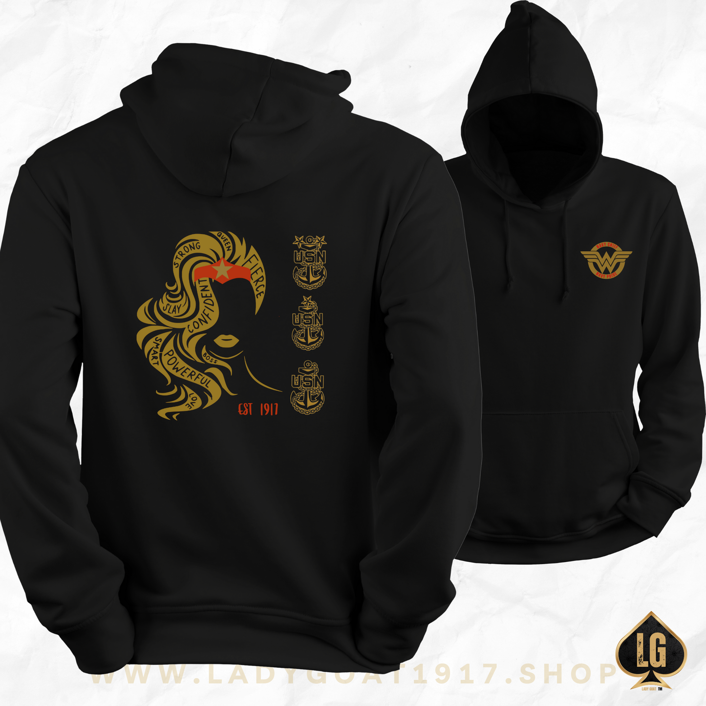 WW OG Long Hair Gold Hoodie