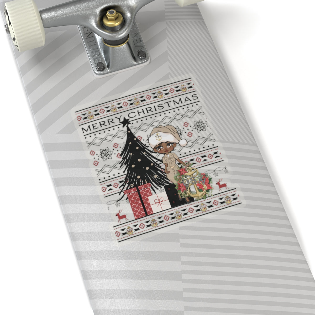 Khaki Christmas V2 Stickers