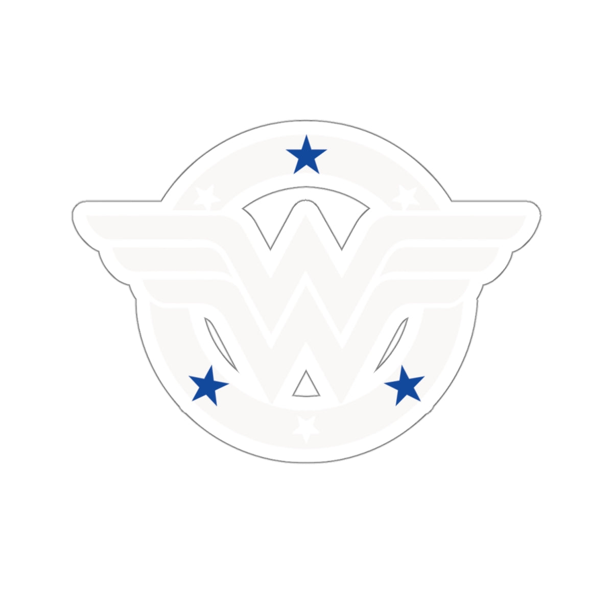 WW Blue Line Sticker V4