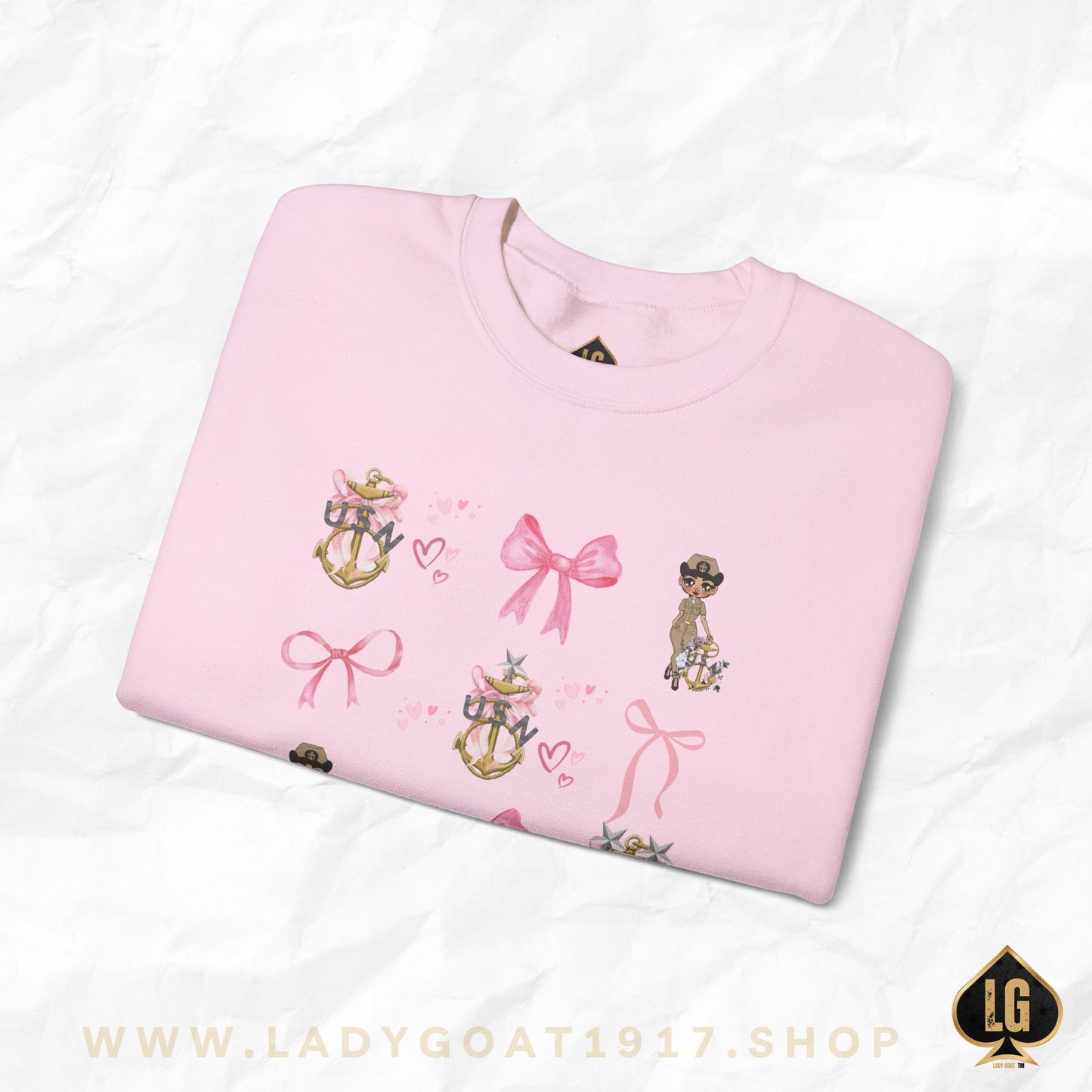 Lady Goat Coquette V7 Crewneck Sweater