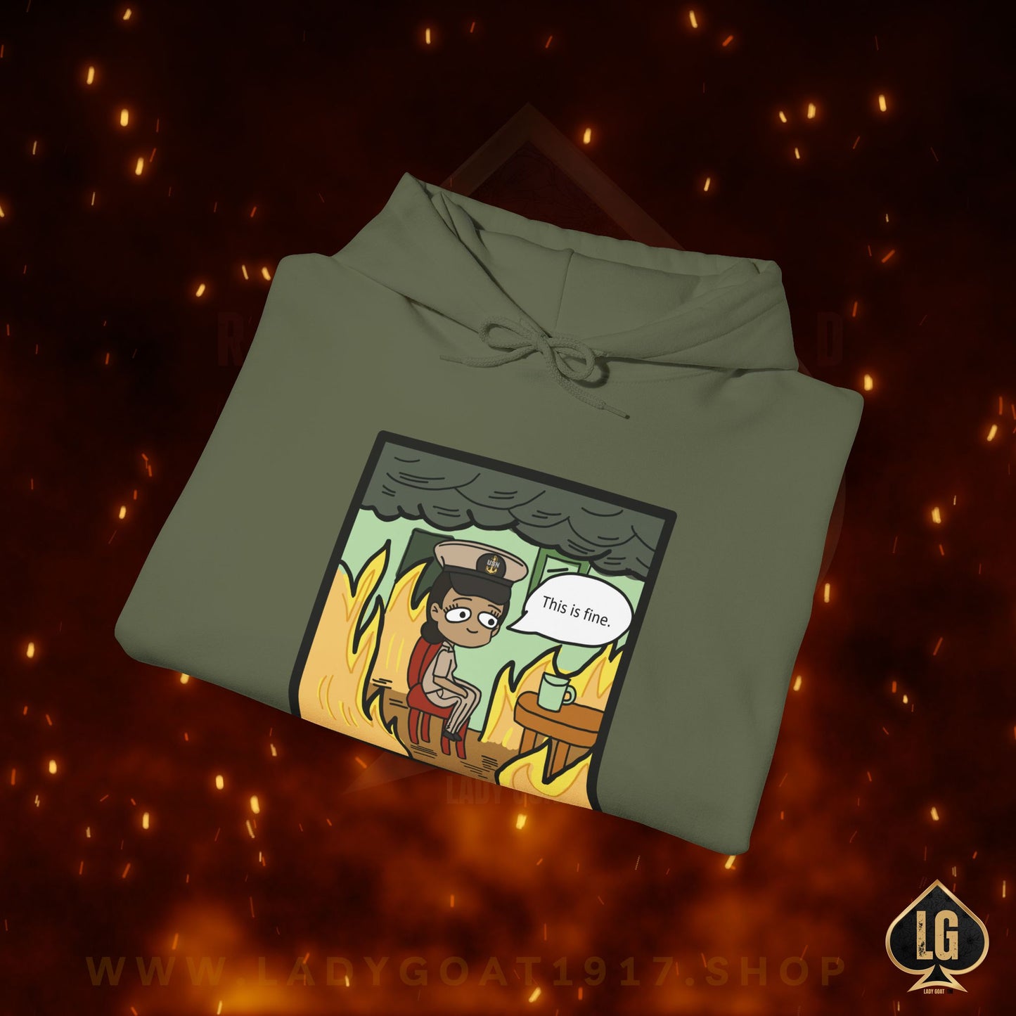 This is Fine ! V1 CPO Unisex Hoodie