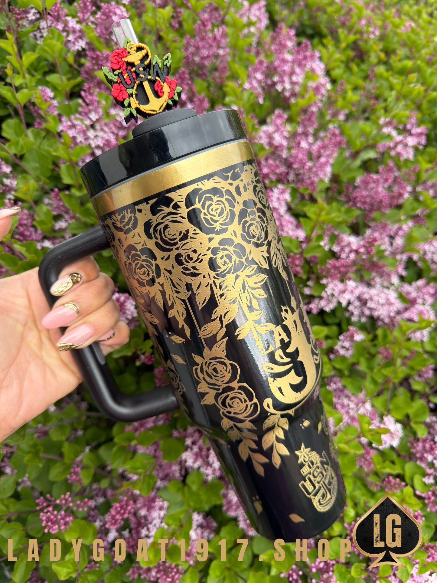 Jefa Black Gold 40oz Tumbler Limited