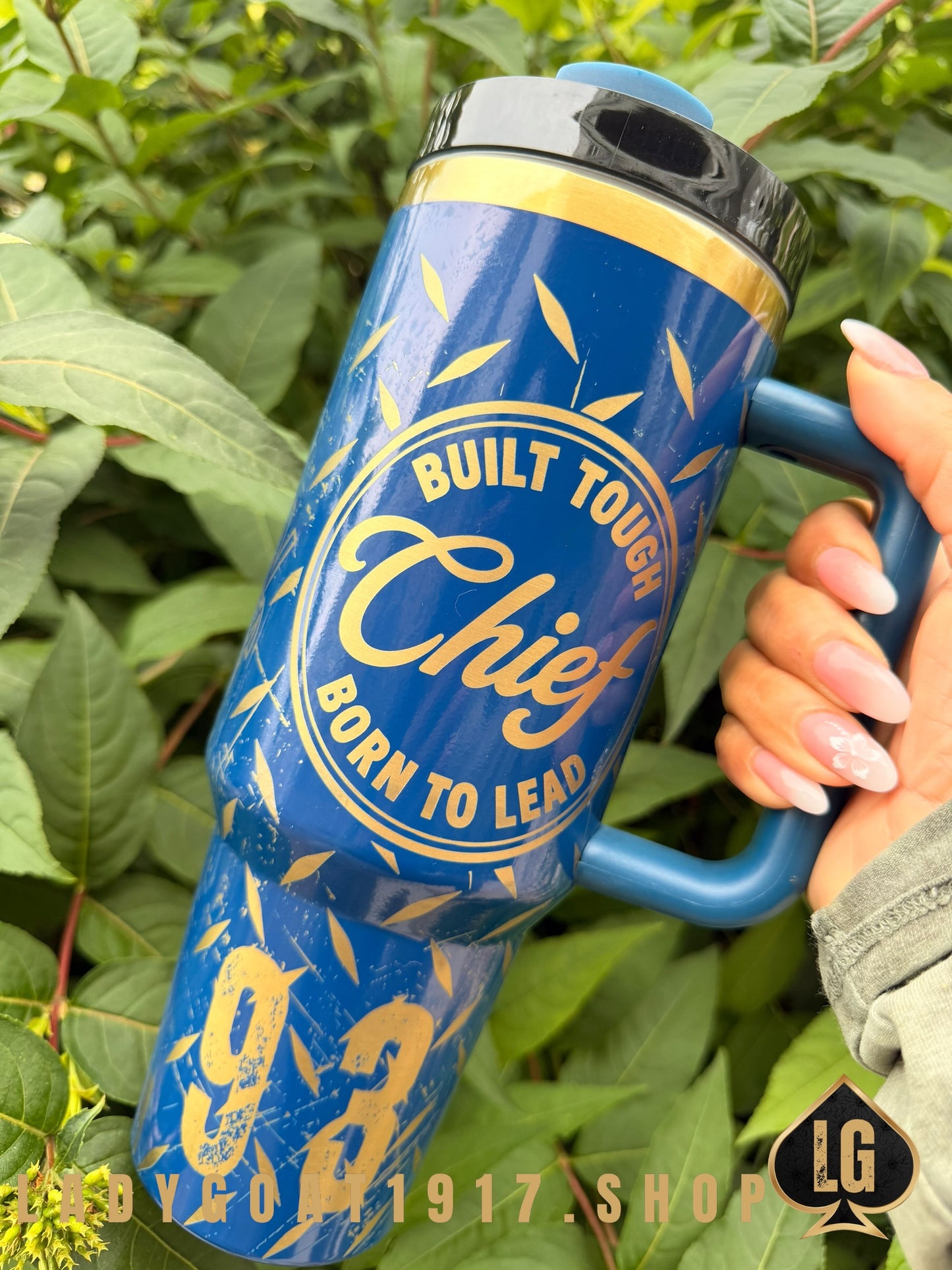 Built Tough Season 40oz Tumbler CPO BLUE