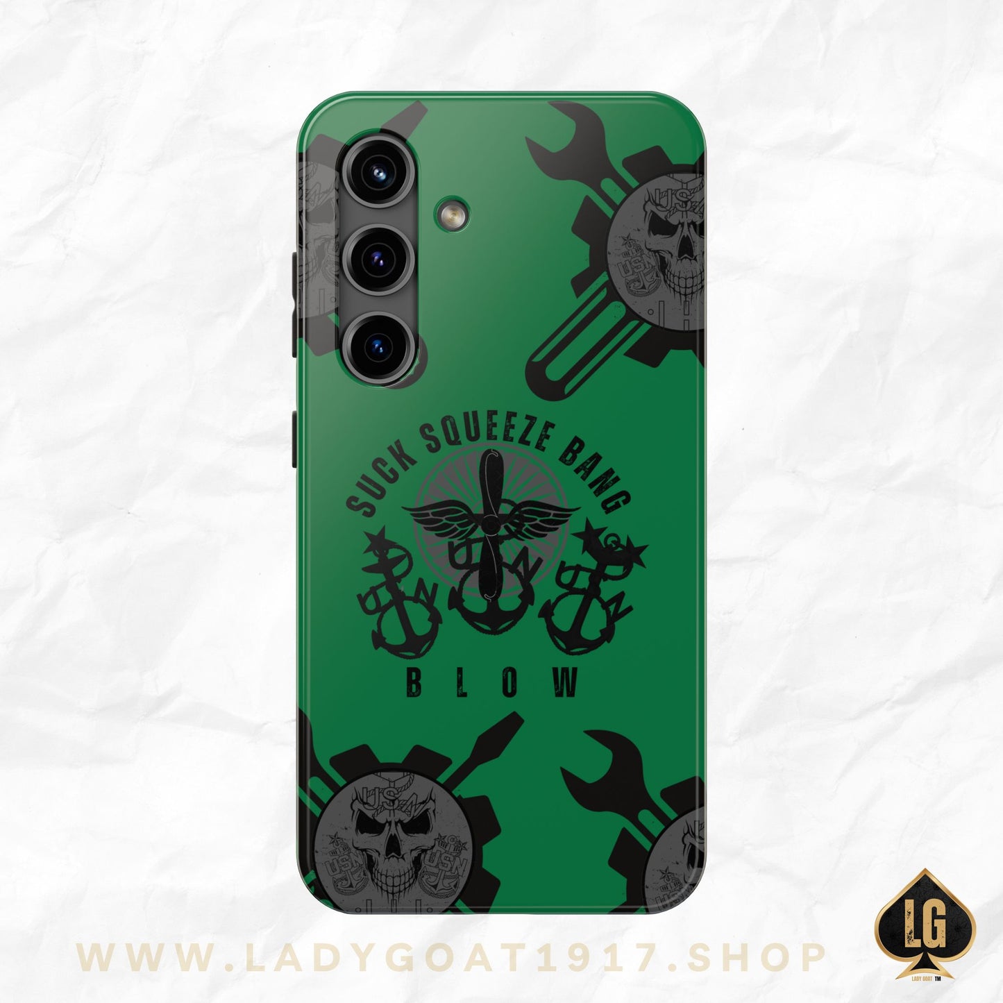 AD Mech Goat Tough Phone Cases