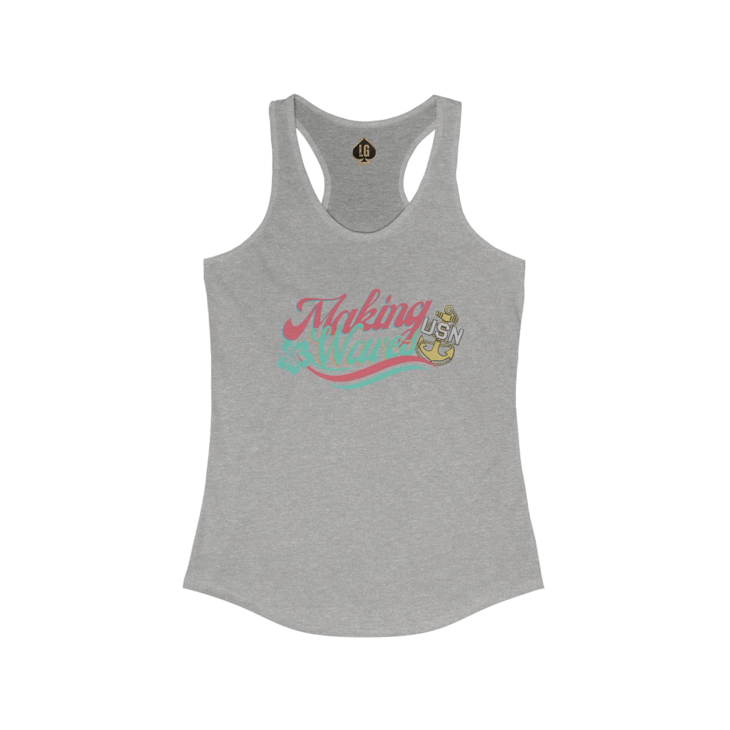 Making Waves V2 Women's Ideal Racerback Tank
