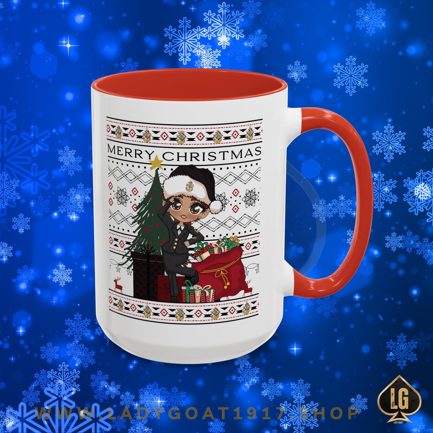 Christmas Blues V6 15oz Mug