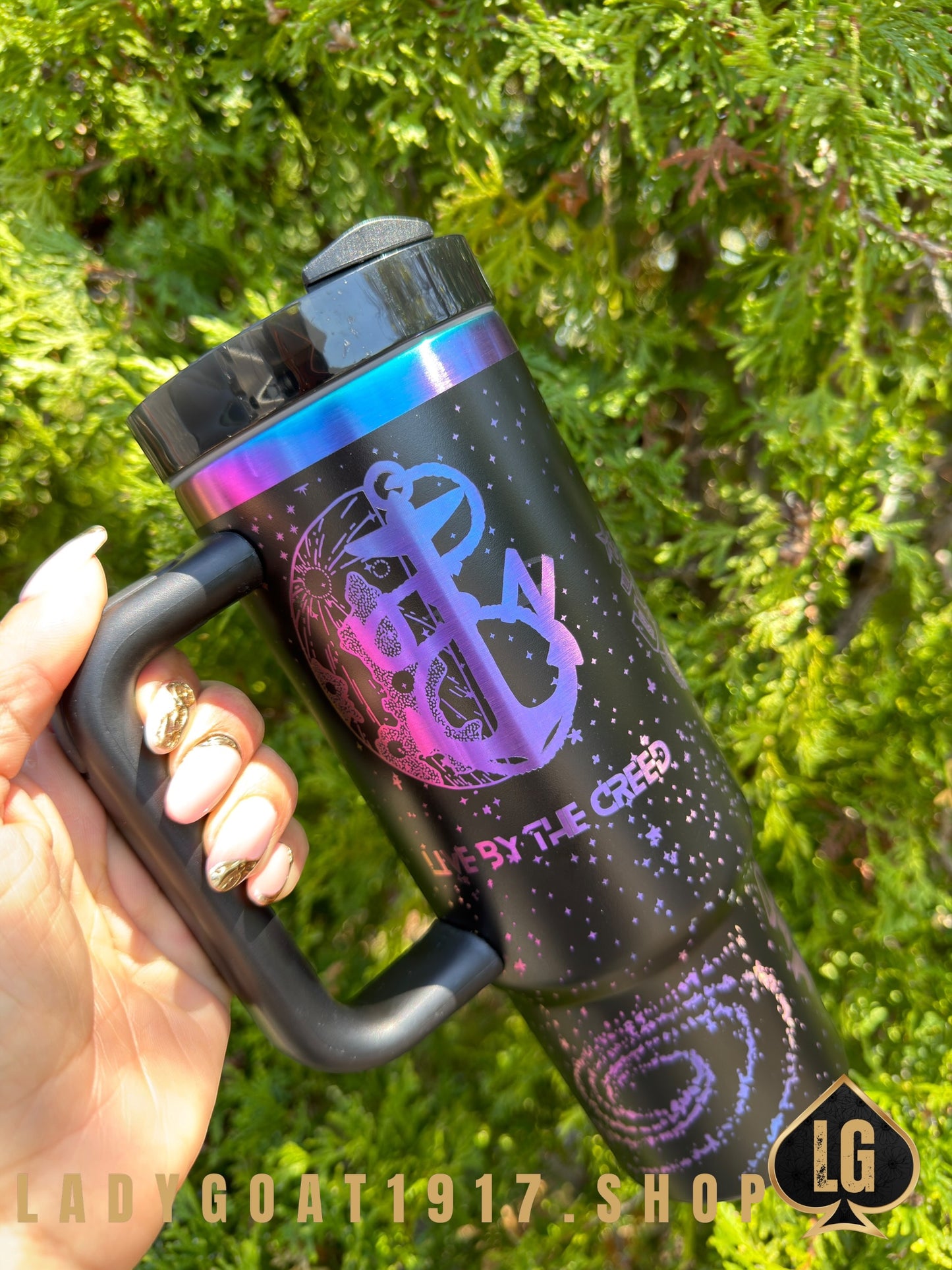 Live by the creed Black OD Tumbler 30 oz