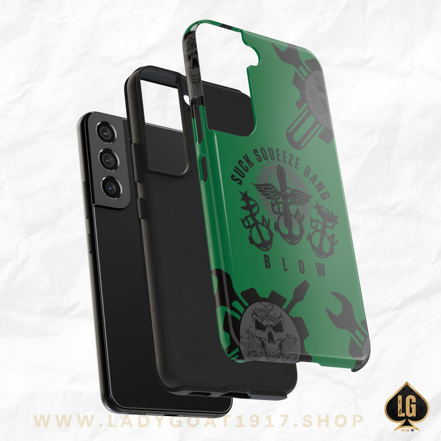 AD Mech Goat Tough Phone Cases