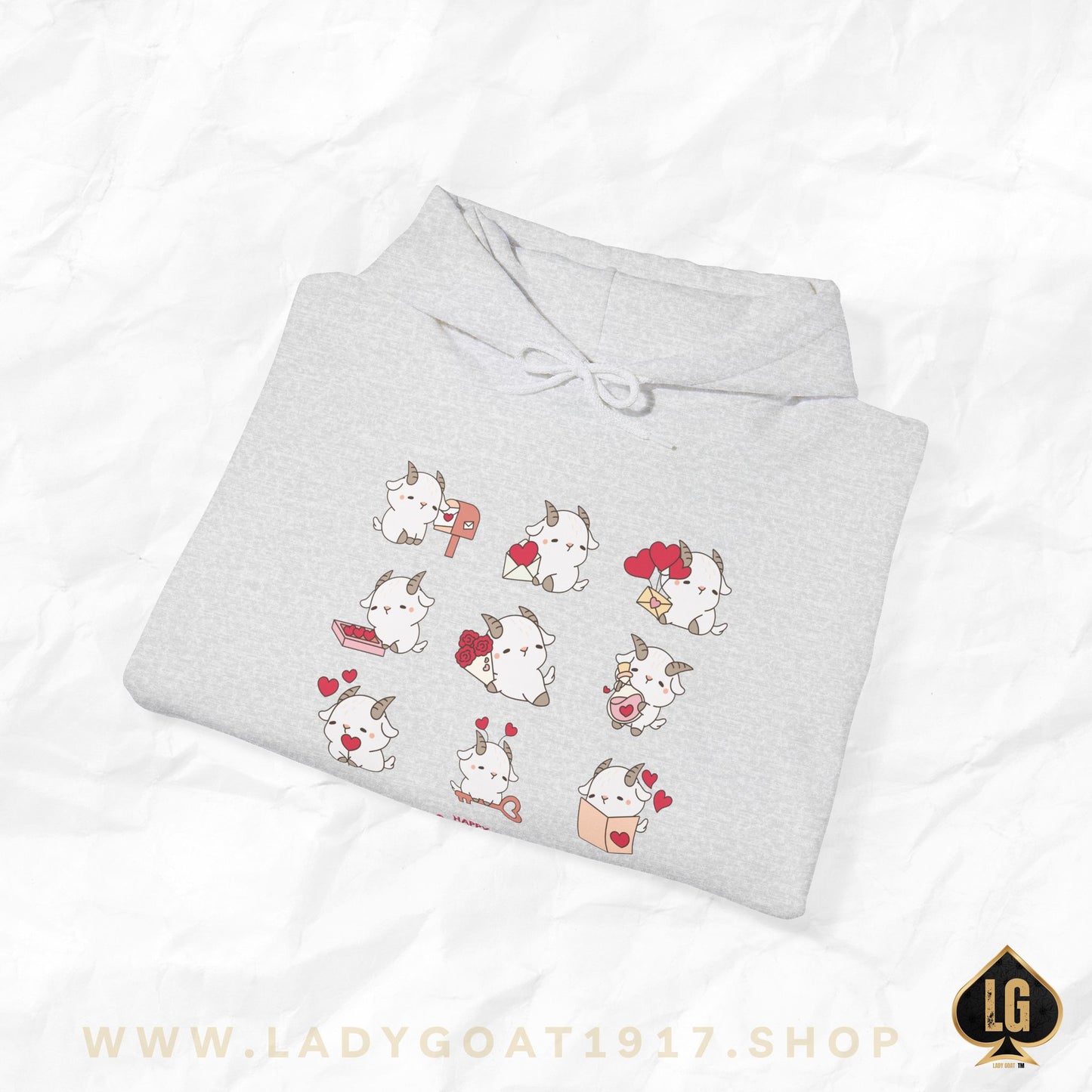 Hello Goat Valentine Unisex Hoodie