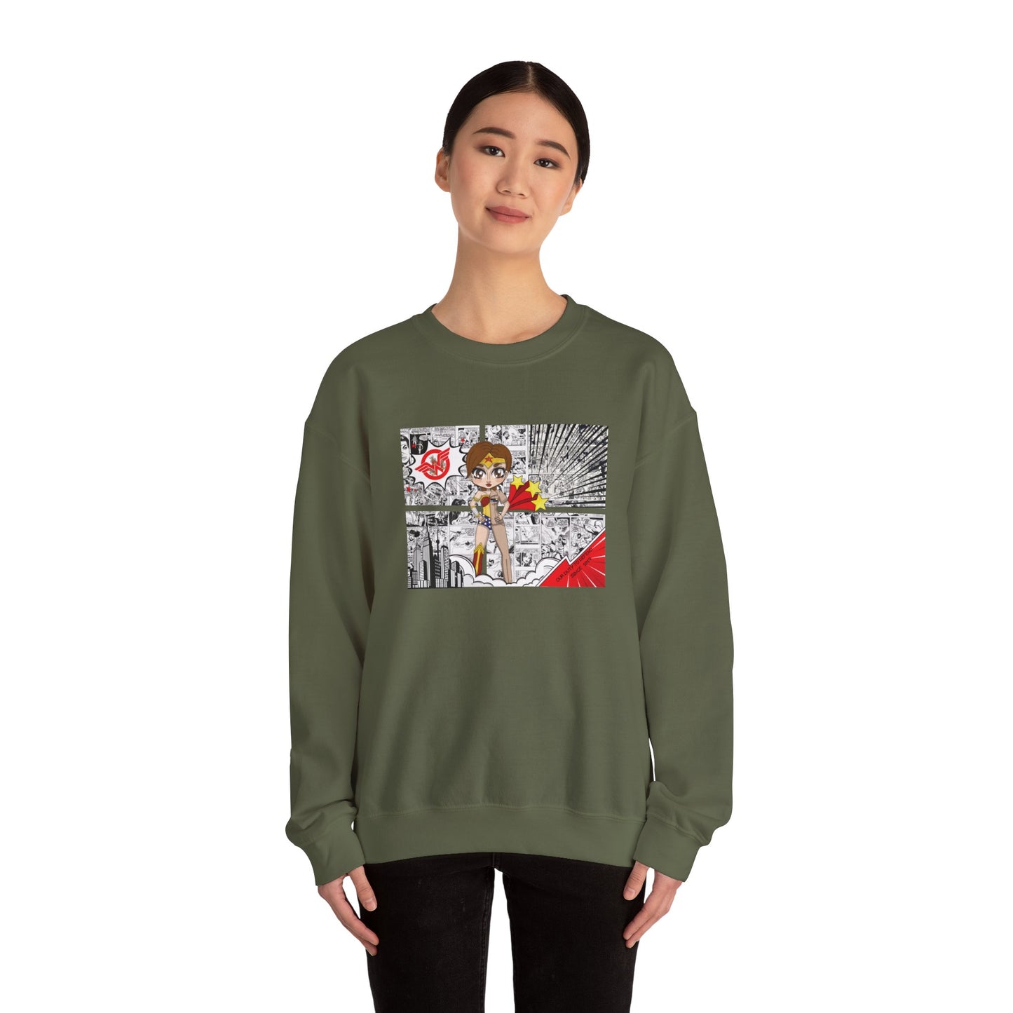 News Flash Comic V4 Crewneck Sweater