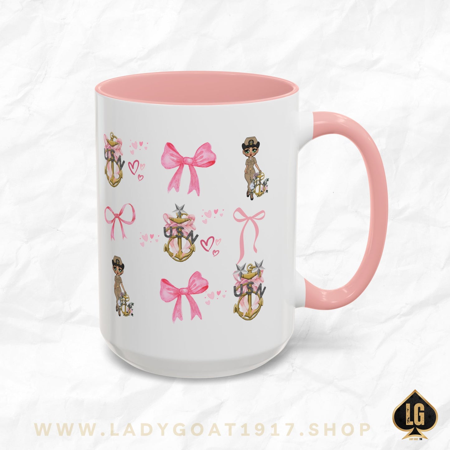 Lady Goat Coquette V6 Accent Coffee Mug 15oz