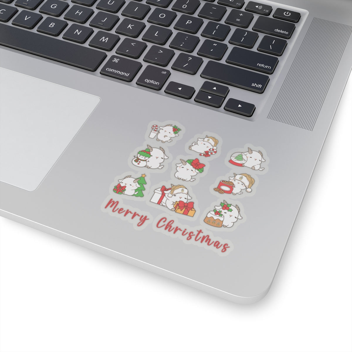 Hello Goat Christmas Stickers
