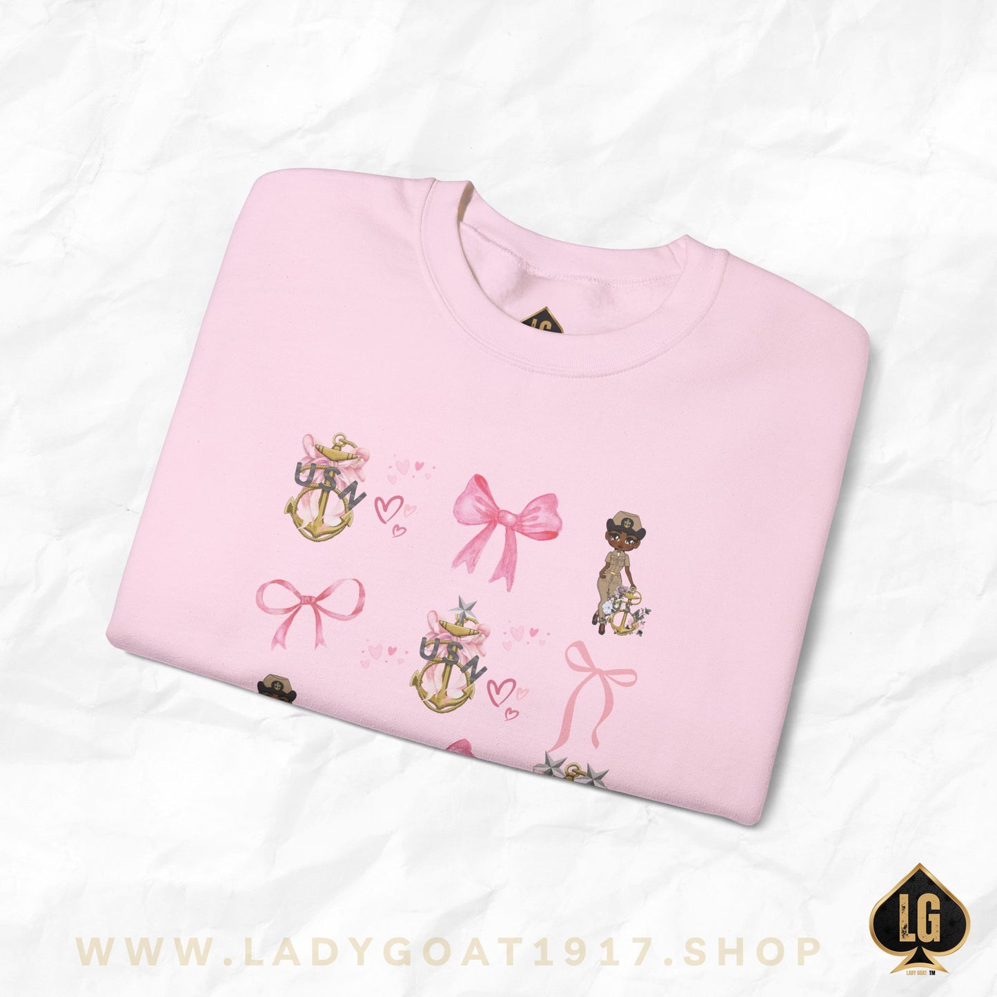 Lady Goat Coquette V4 Crewneck Sweater