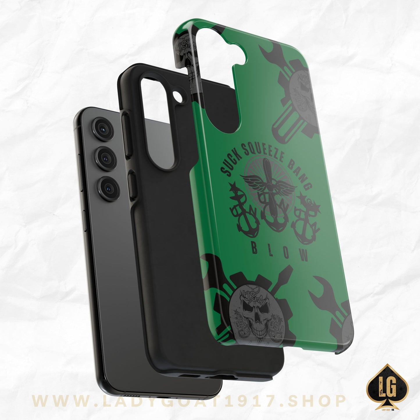 AD Mech Goat Tough Phone Cases