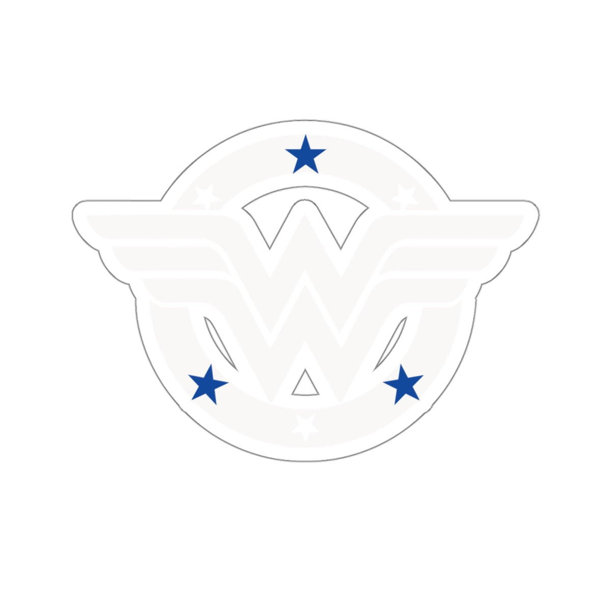 WW Blue Line Sticker V4