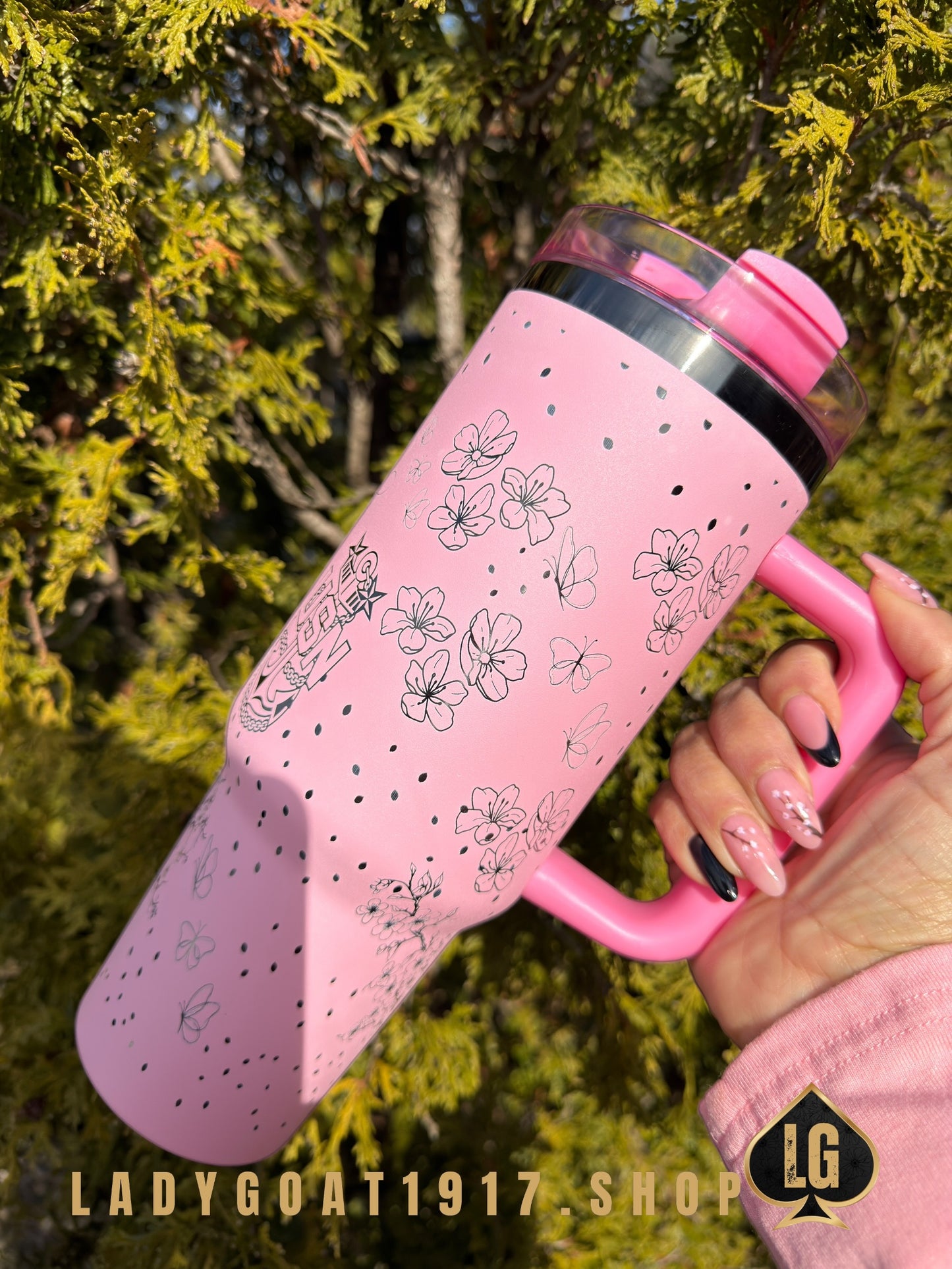 Cherry Blossom Tumbler 40oz Tumbler Limited CPO