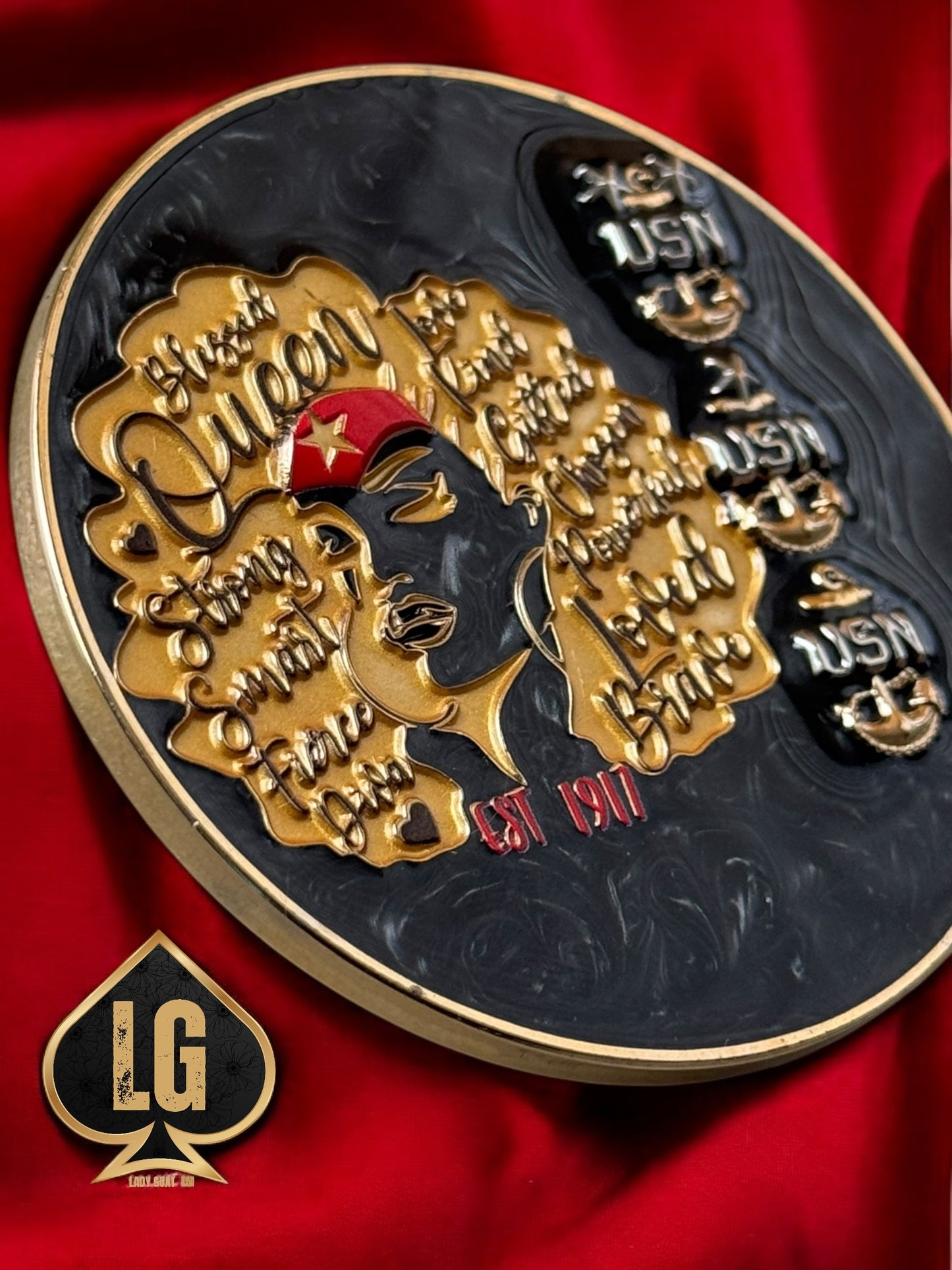 WW OG Diva Gold Challenge Coin 25”