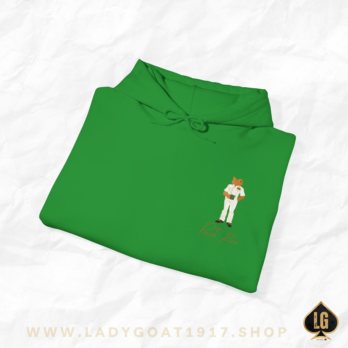 Seguimo Aqui Unisex Hoodie Lady Goat | Taino Creation Limited Edition