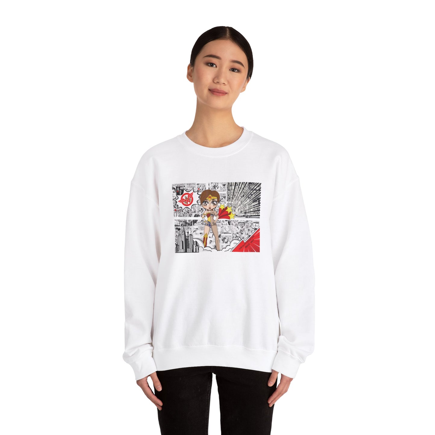 News Flash Comic V4 Crewneck Sweater