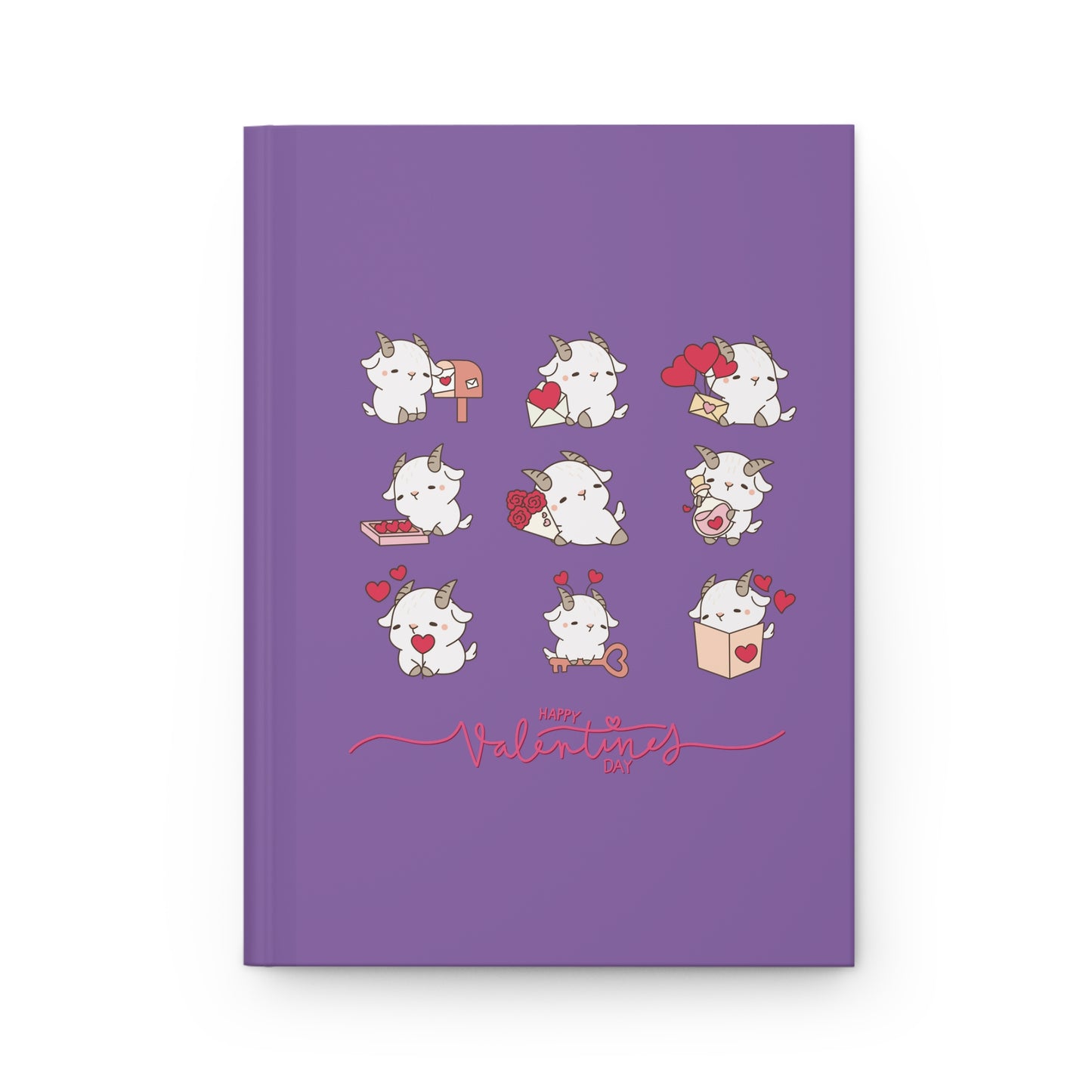 Hello Goat. Valentine Hardcover Journal Matte