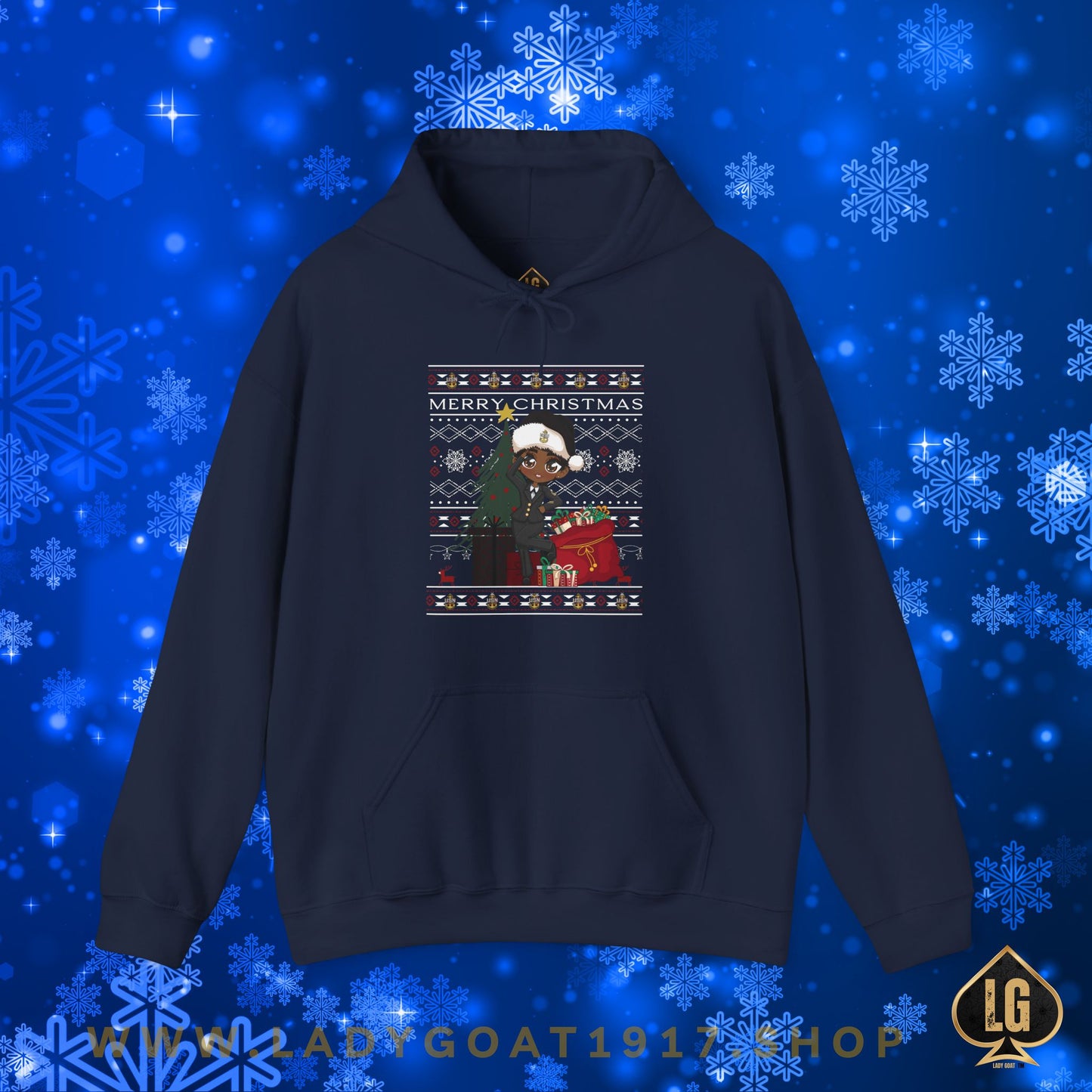 Christmas Blues V2 Unisex Hoodie