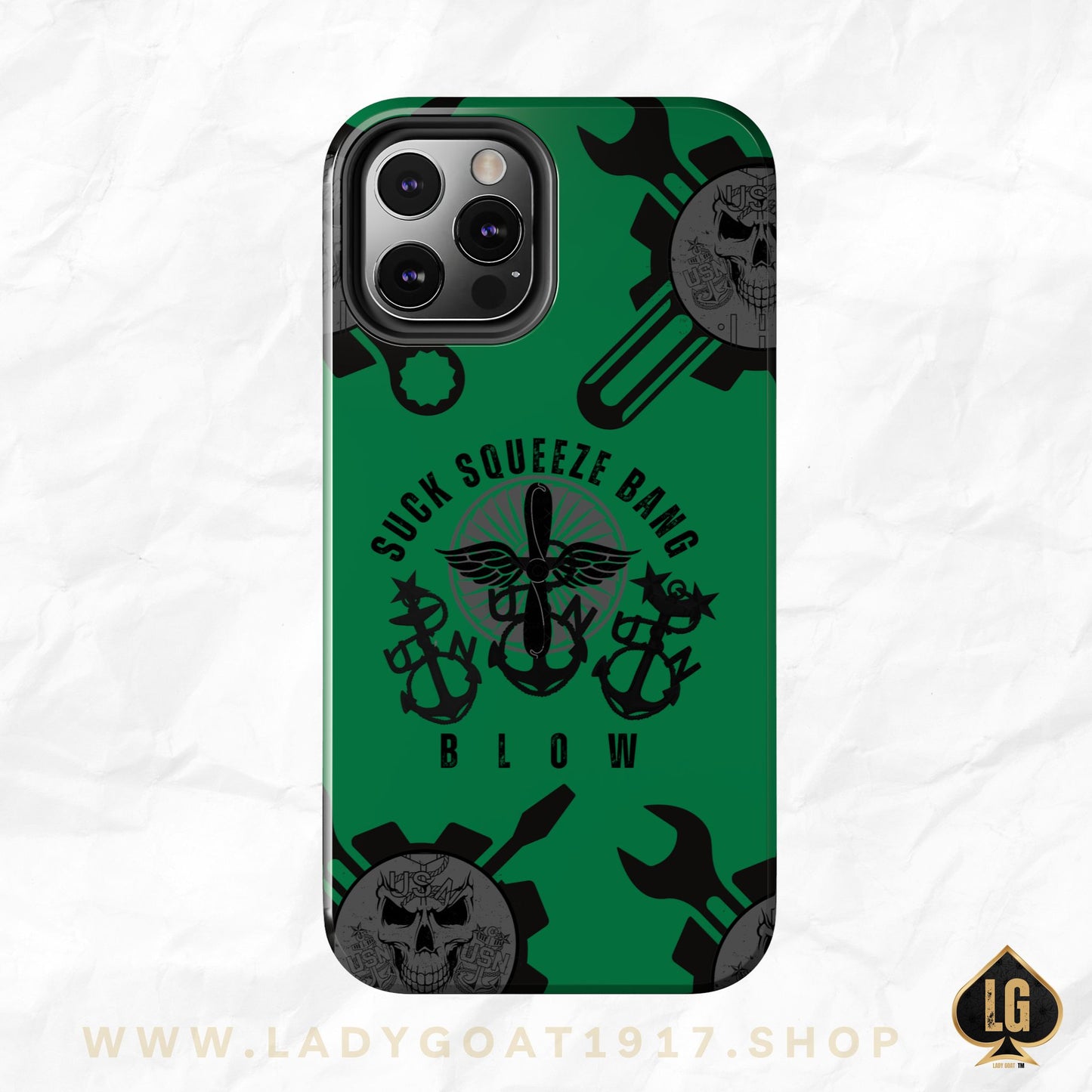 AD Mech Goat Tough Phone Cases