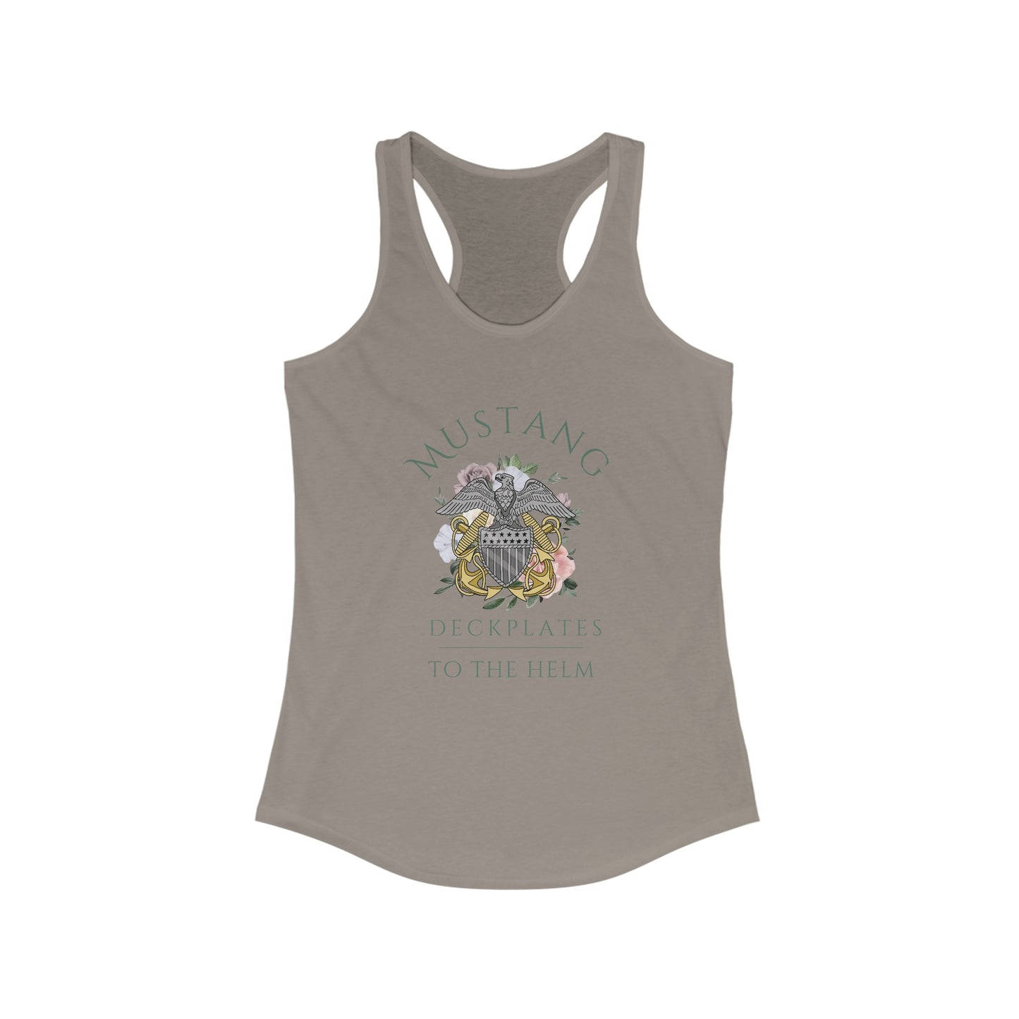 Navy Officer Women's Ideal Racerback Tank