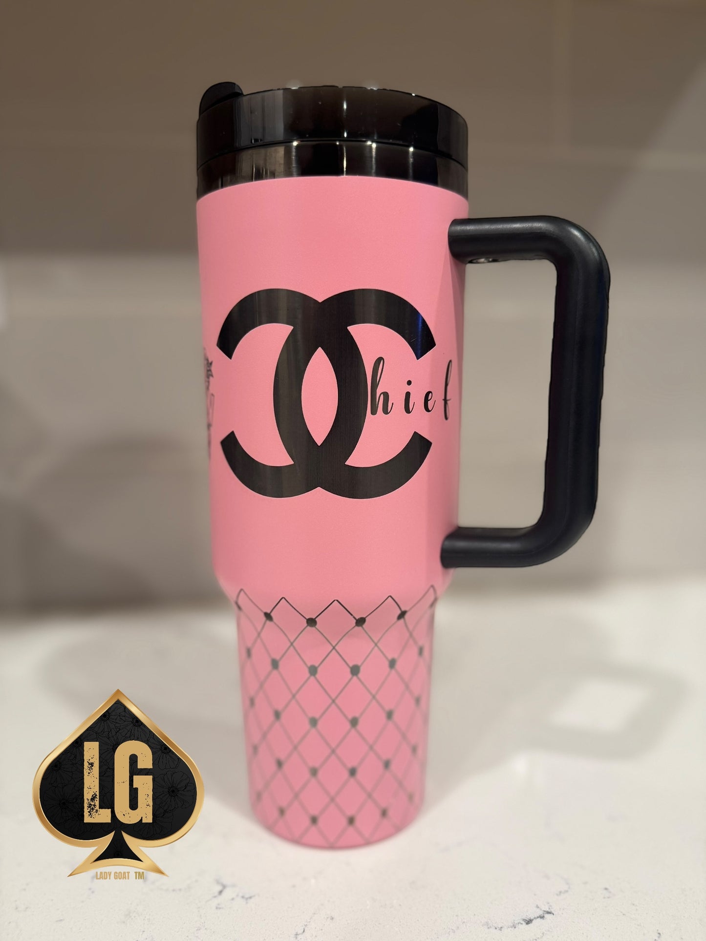 Chick Chief P!NK 40 oz Tumbler Limited