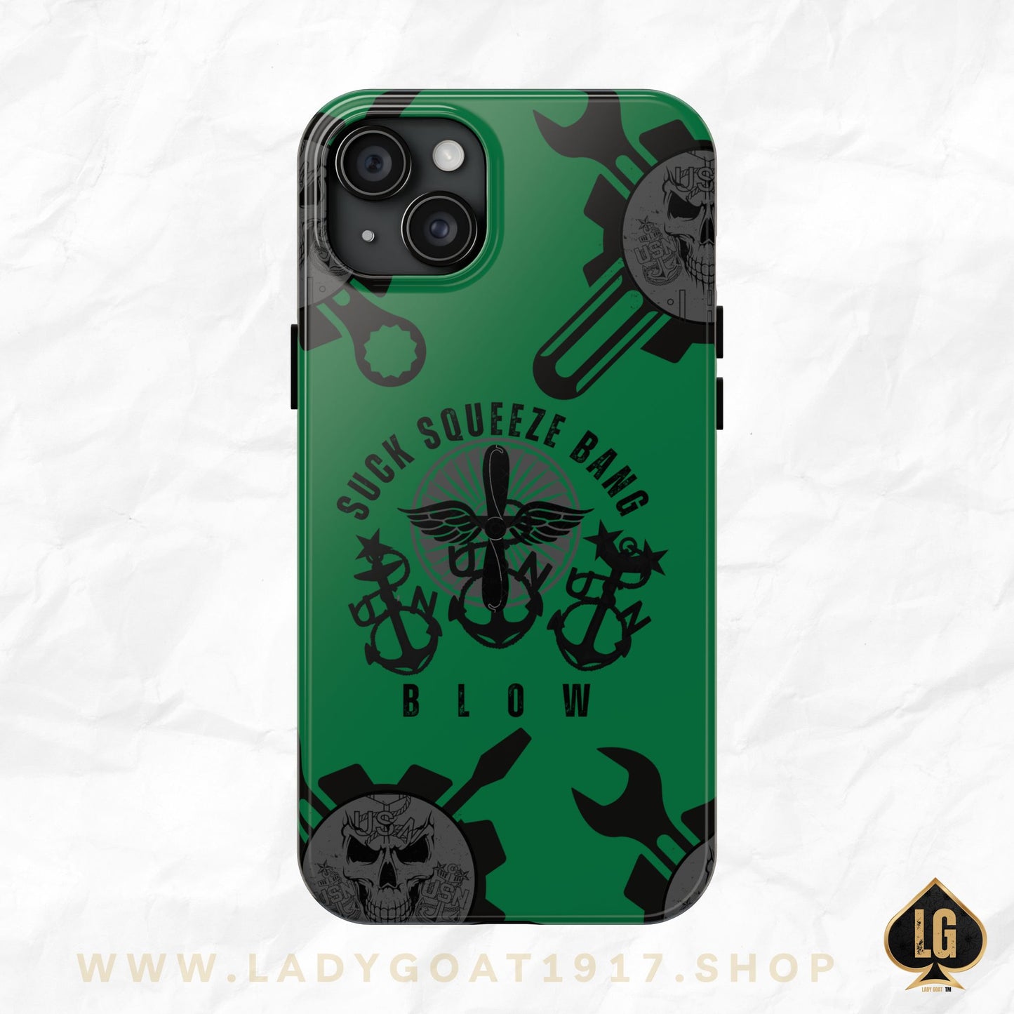 AD Mech Goat Tough Phone Cases