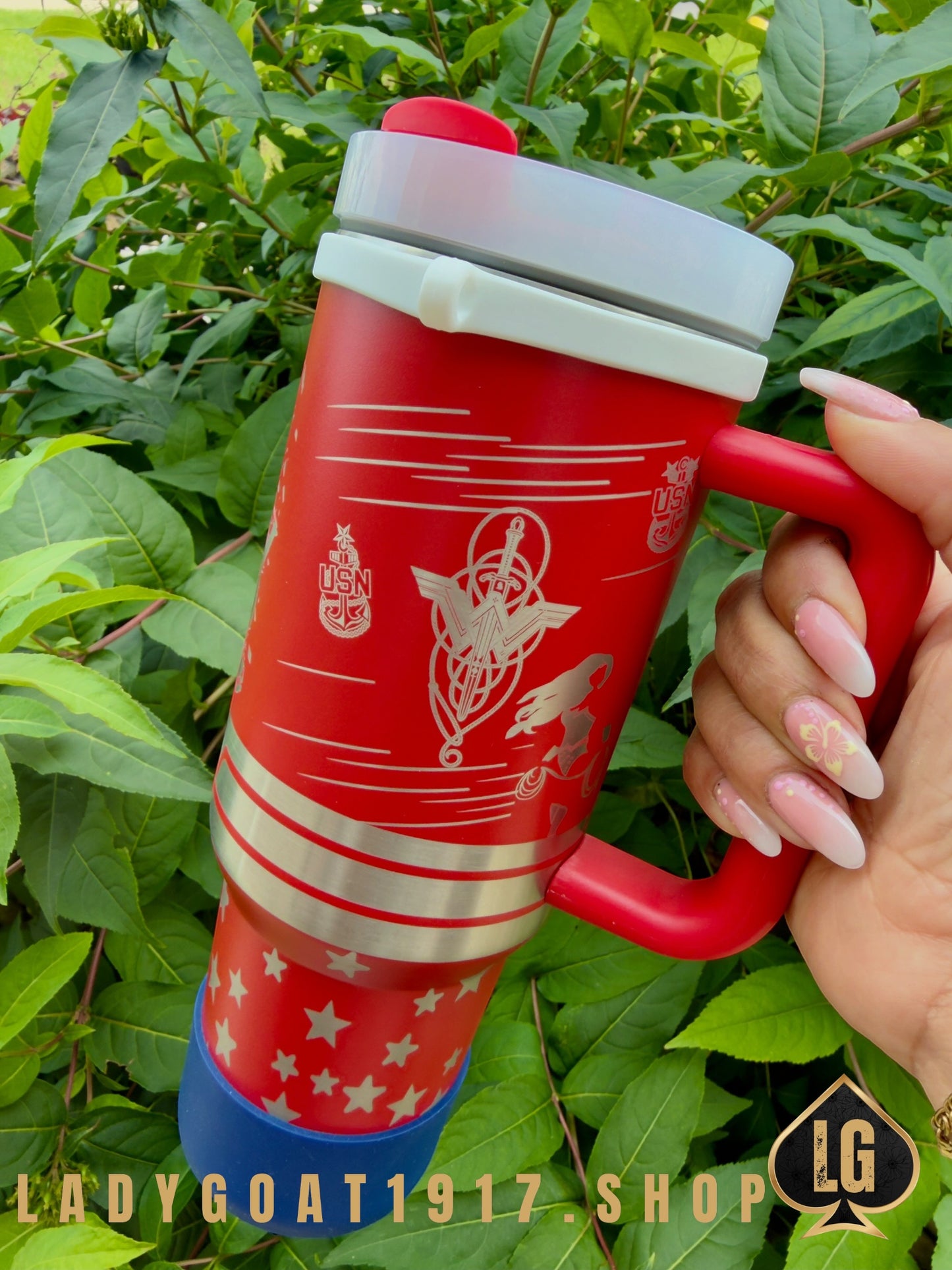 WW 40oz Lux Tumbler Red w/Accesories ❤️ Silver