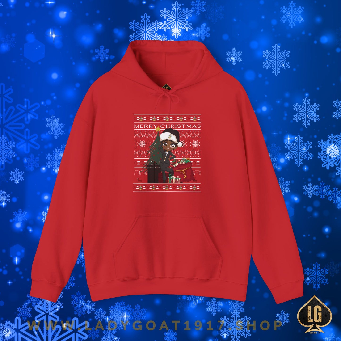 Christmas Blues V2 Unisex Hoodie